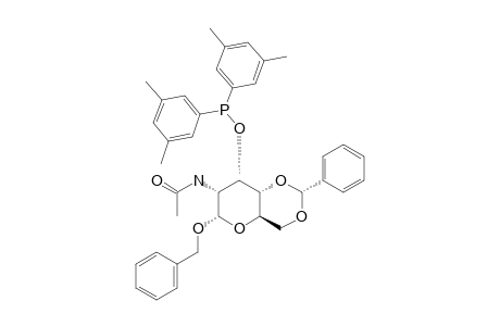 BENZYL-2-ACETAMIDO-4,6-O-BENZYLIDENE-2-DEOXY-3-O-(DI-3,5-XYLYLPHOSPPHINO)-ALPHA-D-ALLOPYRANOSIDE