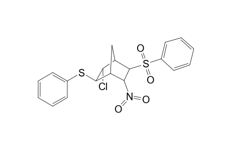 2-Chloro-5-nitro-6-phenylsulfonyl-3-(phenylthio)bicyclo[2.2.1]heptane
