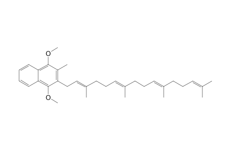 1,4-Dimethoxy-2-methyl-3-[(2E,6E,10E)-3,7,11,15-tetramethylhexadeca-2,6,10,14-tetraenyl]naphthalene
