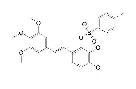 (E)-(3,4,5-TRIMETHOXY)-(2'-[PARA-TOLUENESULFONYLOXY]-3'-HYDROXY)-STILBENE;MINOR_ISOMER