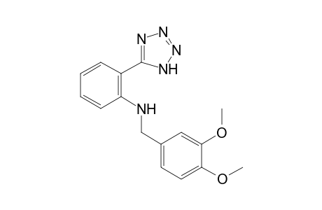 Benzenemethanamine, 3,4-dimethoxy-N-[2-(1H-1,2,3,4-tetrazol-5-yl)phenyl]-