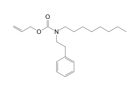 Carbonic acid, monoamide, N-(2-phenylethyl)-N-octyl-, allyl ester