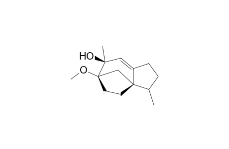 8-Methoxy-2,7-dimethyltricyclo[6.2.1.0(1,5)]undec-5-en-7-ol