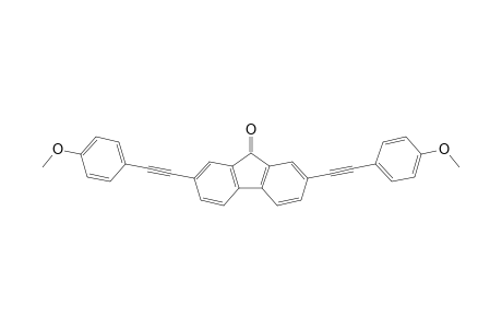 2,7-bis[(4'-Methoxyphenyl)ethynyl]-9H-fluoren-9-one