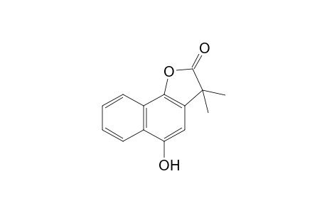 3,3-dimethyl-5-hydroxynaphtho[1,2-b]furan-2(3H)-one