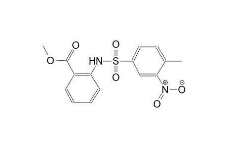 methyl 2-{[(4-methyl-3-nitrophenyl)sulfonyl]amino}benzoate