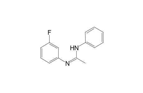 N'-(3-Fluorophenyl)-N-phenylacetimidamide