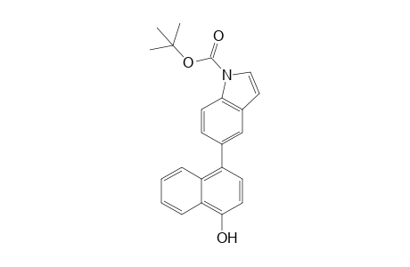 tert-Butyl 5-(4-hydroxynaphthalen-1-yl)indole-1-carboxylate