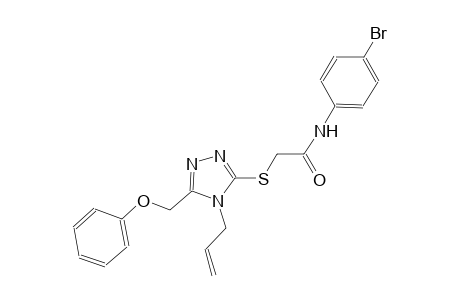 2-{[4-allyl-5-(phenoxymethyl)-4H-1,2,4-triazol-3-yl]sulfanyl}-N-(4-bromophenyl)acetamide