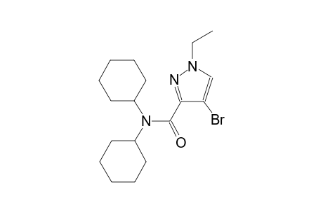 4-bromo-N,N-dicyclohexyl-1-ethyl-1H-pyrazole-3-carboxamide
