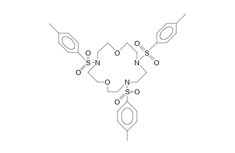 4,10,13-Tris(4-tolyl-sulfonyl)-1,7-dioxa-4,10,13-triaza-cyclopentadecane
