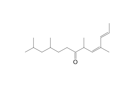 (2E,4Z)-4,6,10,12-Tetramethyltrideca-2,4-dien-7-one