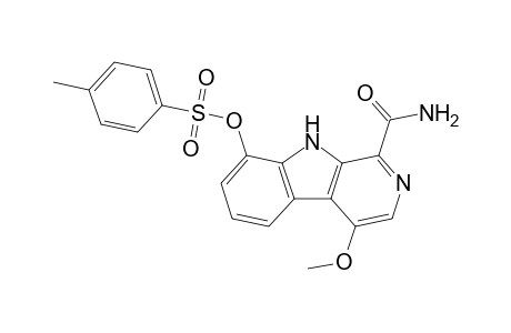 (1-aminocarbonyl-4-methoxy-9H-pyrido[3,4-b]indol-8-yl) 4-methylbenzenesulfonate