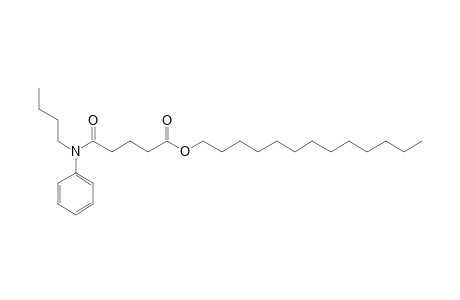 Glutaric acid, monoamide, N-butyl-N-phenyl-, tridecyl ester