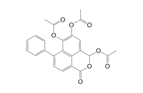 3,5,6-TRIACETOXY-7-PHENYL-3H-BENZO-[DE]-ISOCHROMEN-1-ONE