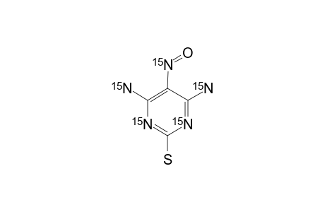 (15)N-4,6-DIAMINO-2-MERCAPTO-5-NITROSOPYRIMIDINE