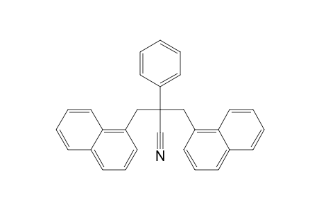 3-(1-Naphthyl)-2-(1-naphthylmethyl)-2-phenylpropanenitrile