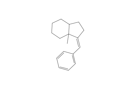 Indan, 1-benzylidenehexahydro-7a-methyl-, cis-