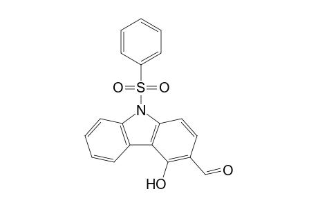 9-phenylsulfonyl-4-hydroxycarbazole-3-carboxaldehyde