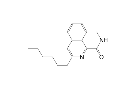 3-Hexyl-N-methylisoquinoline-1-carboxamide