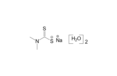 dimethyldithiocarbamic acid, sodium salt, dihydrate