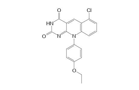 6-Chloranyl-10-(4-ethoxyphenyl)pyrimido[4,5-b]quinoline-2,4-dione