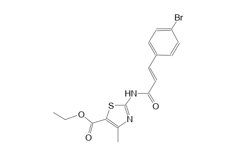 ethyl 2-{[(2E)-3-(4-bromophenyl)-2-propenoyl]amino}-4-methyl-1,3-thiazole-5-carboxylate