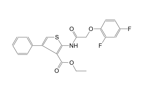 3-thiophenecarboxylic acid, 2-[[(2,4-difluorophenoxy)acetyl]amino]-4-phenyl-, ethyl ester