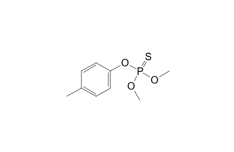 phosphorothioic acid, O,O-dimethyl O-p-tolyl ester
