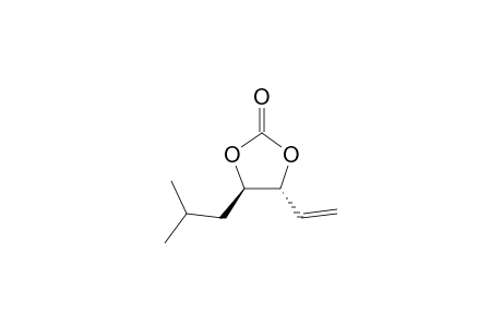 4,5-trans-4-(2-Methylpropyl)-5-ethenyl-1,3-dioxolan-2-one