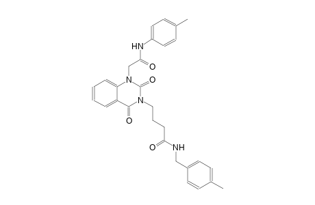 4-(2,4-dioxo-1-[2-oxo-2-(4-toluidino)ethyl]-1,4-dihydro-3(2H)-quinazolinyl)-N-(4-methylbenzyl)butanamide