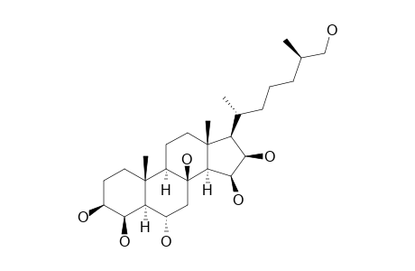 (25S)-5-ALPHA-CHOLESTANE-3-BETA,4-BETA,6-ALPHA,8,15-BETA,16-BETA,26-HEPTOL