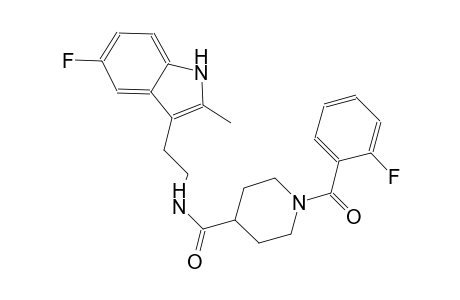 4-piperidinecarboxamide, 1-(2-fluorobenzoyl)-N-[2-(5-fluoro-2-methyl-1H-indol-3-yl)ethyl]-