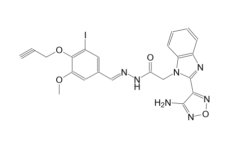 1H-benzimidazole-1-acetic acid, 2-(4-amino-1,2,5-oxadiazol-3-yl)-, 2-[(E)-[3-iodo-5-methoxy-4-(2-propynyloxy)phenyl]methylidene]hydrazide