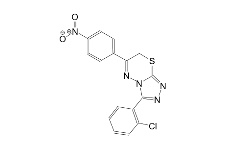 3-(2-chlorophenyl)-6-(4-nitrophenyl)-7H-[1,2,4]triazolo[3,4-b][1,3,4]thiadiazine