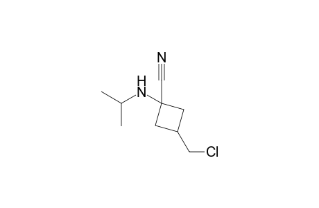 3-(chloromethyl)-1-(isopropylamino)cyclobutanecarbonitrile