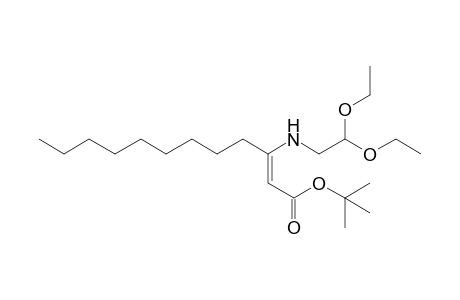 tert-Butyl 3-[(2,2-Diethoxyethyl)amino]dodec-2-enoate