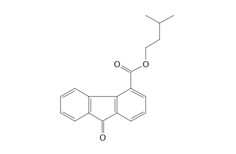 9-OXOFLUORENE-4-CARBOXYLIC ACID, ISOPENTYL ESTER