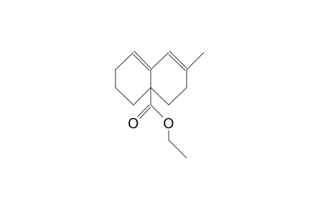 4-Methyl-bicyclo(4.4.0)deca-4,6-dienecarboxylic acid, ethyl ester
