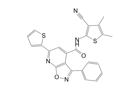 N-(3-cyano-4,5-dimethyl-2-thienyl)-3-phenyl-6-(2-thienyl)isoxazolo[5,4-b]pyridine-4-carboxamide