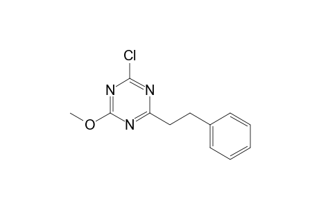 2-(2'-Phenylethyl)-4-methoxy-6-chloro-1,3,5-triazine