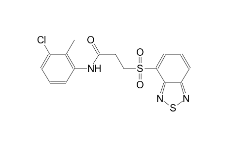 propanamide, 3-(2,1,3-benzothiadiazol-4-ylsulfonyl)-N-(3-chloro-2-methylphenyl)-
