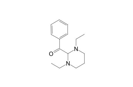 2-Benzoyl-N,N'-diethylperhydropyrimidine