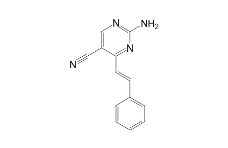 (E)-2-Amino-4-styrylpyrimidine-5-carbonitrile