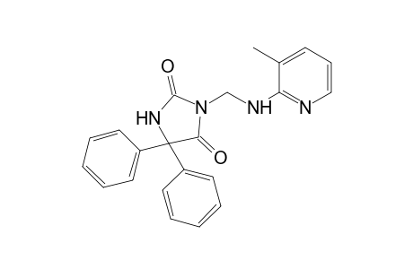 5,5-diphenyl-3-{[(3-methyl-2-pyridyl)amino]methyl}hydantoin