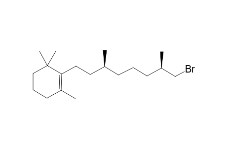 (3S,7R)-1-(8-Bromo-3,7-dimethyloctyl)-2,6,6-trimethyl-1-cyclohexene