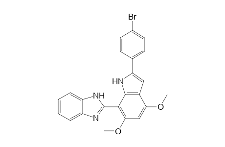 2-(4,6-dimethoxy-2-(4-bromophenyl)-7-Indolyl)benzimidazole