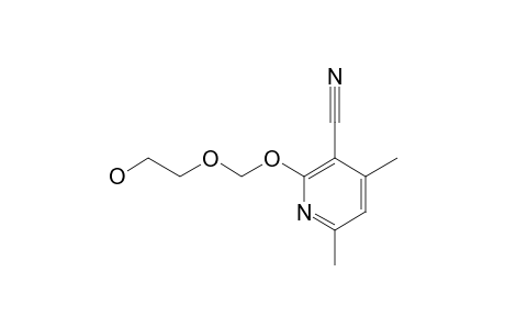4,6-DIMETHYL-2-(2-HYDROXYETHOXYMETHOXY)-PYRIDINE-3-CARBONITRILE