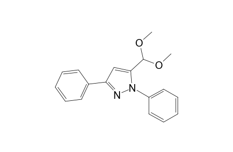 1H-pyrazole, 5-(dimethoxymethyl)-1,3-diphenyl-
