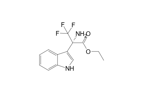 (S)-Ethyl 2-amino-3, 3, 3-trifluoro-2-(1H-indol-3-yl)propanoate